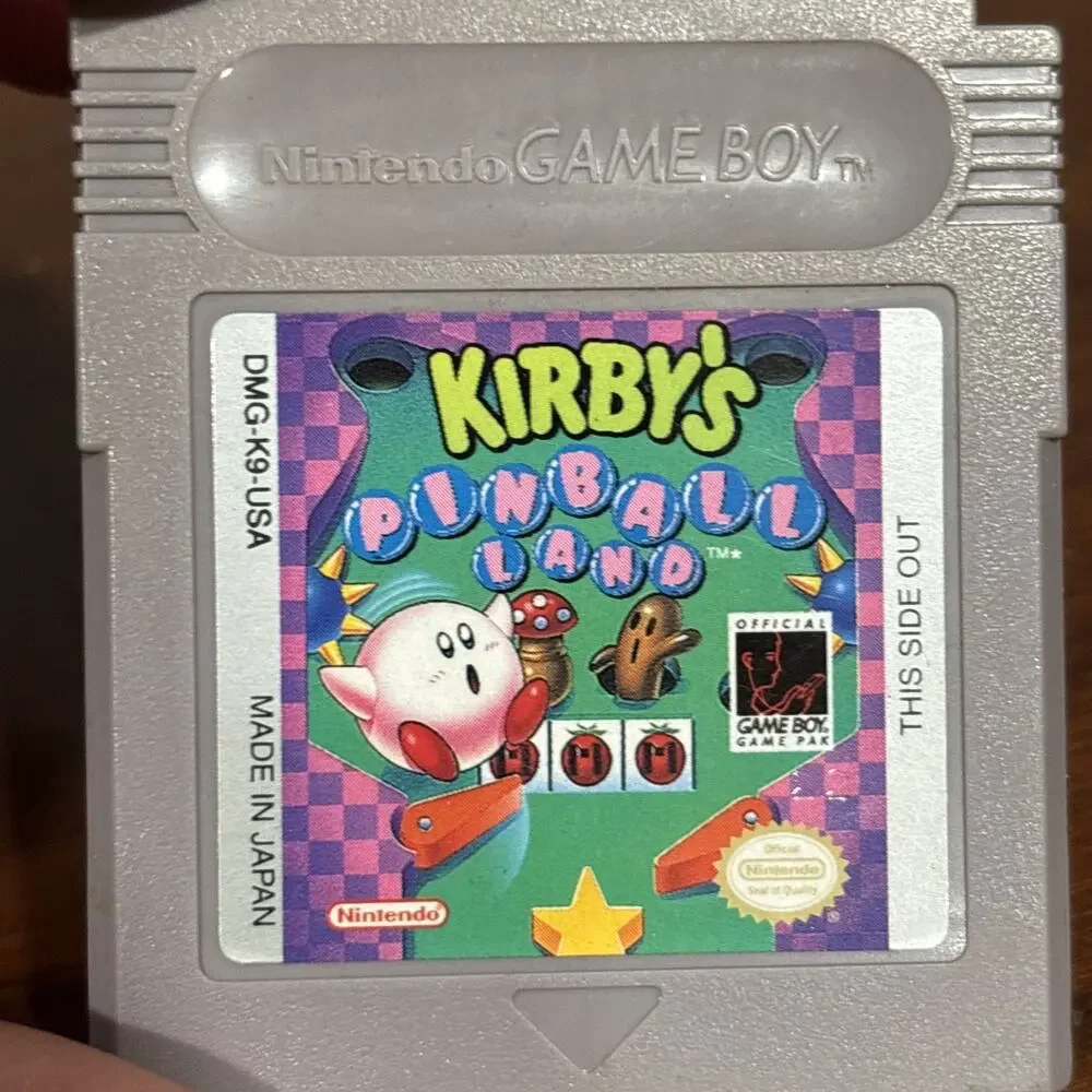 Kirby’s Pinball Land Nintendo Game Boy Cartridge Authentic Tested Classic Puzzle